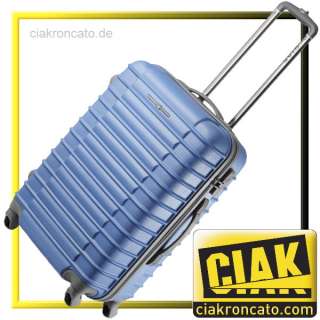 CIAK RONCATO Trolley, Koffer (M) Schwarz/Silber/Blau/Pink, TSA 