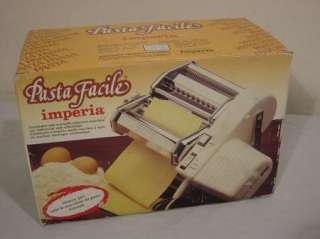 Pasta Faclie Imperial Pasta Machine Motor Italy w/ Instructions  