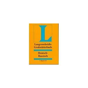 Langenscheidts Großwörterbuch, Deutsch Russisch, 2 Bdn.  