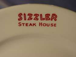 Vintage Jackson Sizzler Steak House Dinner Plate  