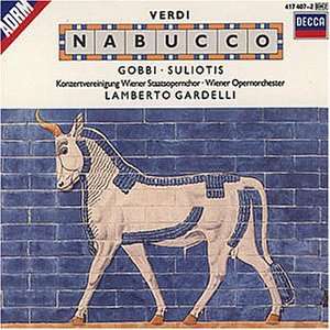 Verdi Nabucco (Gesamtaufnahme) Gobbi, Suliotis, Gardelli, Owst 