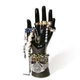  Schmuckhand schwarz für Ringe, Ketten und Armbänder 