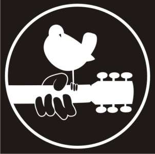 Woodstock Logo Peace Vinyl Decal Sticker Fear Fans  