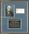 Franklin D Roosevelt/Harry Truman 2012 Leaf Oval Office Cut Signature 