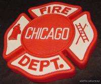 CODE 3 CHICAGO FIRE DEPARTMENT DEPT FIREMAN RESIN PATCH  