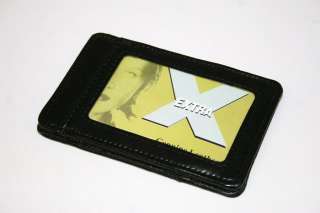 Brand New Instant ID Magic Wallet Black Genuine Leather  