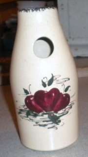 HOME GARDEN PARTY APPLE PRINT BOTTLE CANDLE HOLDER  