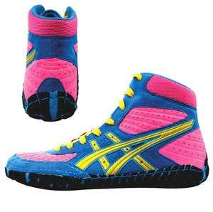 New Asics Aggressor Limited Edition Sissy Wrestling Shoes Boots Teal 