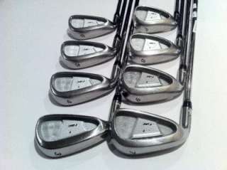 TaylorMade RAC OS Iron set 3 PW LEFT HANDED Stiff Steel Shafts  