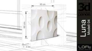 LOFT 3D Design Wandpaneele / Wandverkleidung / Model 04 Luna in 