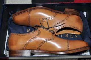 Ralph Lauren PURPLE LABEL Edward Green Captoe Shoes 7.5 D  