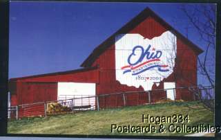 Morgan County Bicentennial Barn Ohio Postcard  