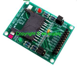 INBOARD Mini SD MMC Memory Board to PIC AVR ARM BASIC  