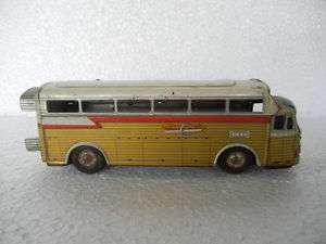 Vintage Friction Super Golden Eagle Bus Tin Toy, U.S.A.  