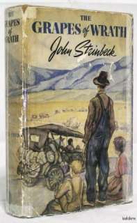   of Wrath   John Steinbeck   1st/1st   Classic   First Edition   1939