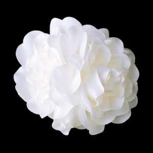 Gardenia Cluster Bridal Flower Clip White or Ivory  
