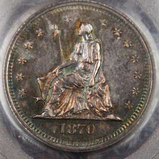 1870 Quarter Proof Pattern, Judd 882, PCGS Genuine  