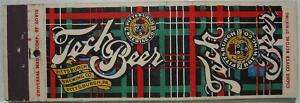 1930’s~Teck Beer~Pittsburgh, PA Brewing Co~Matchbook  