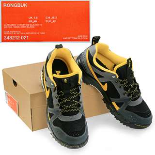 NIKE ROUNGBUK MENS Size 11.5 Grey Hiking Shoes   