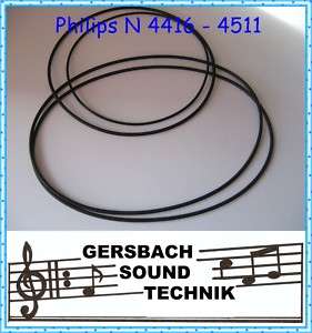 Riemensatz Philips N 4414   4419 Rubber drive belt kit  