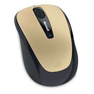 NEW Microsoft Mobile Mouse 3500 Gold Nano Transceiver Compatible With 
