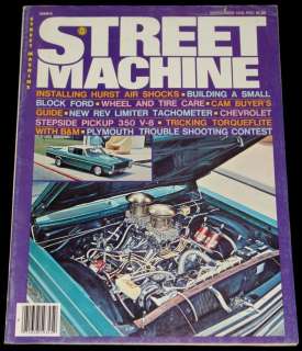 SEPTEMBER 1976 STREET MACHINE MAGAZINE 1968 PLYMOUTH FURY  