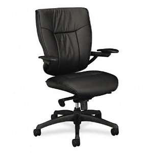  Basyx  VL504 Series Mid Back Knee Tilt Chair with Black 