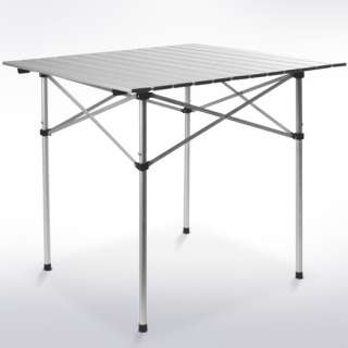 Tavolo avvolgibile in alluminio, tavolino da campeggio per spiaggia o 