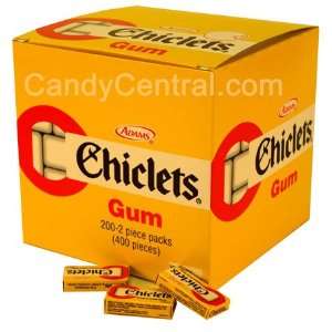 Chiclets Assorted 5 Cents (200 Ct)  Grocery & Gourmet Food
