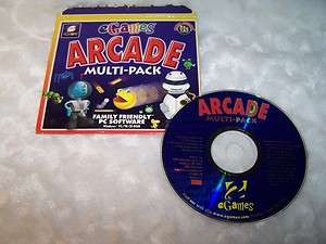 2000 eGames ARCADE Multi Pack Family PC Software Games  