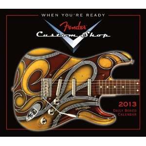  Fender Custom Shop Guitar 2013 Daily Box Calendar Office 
