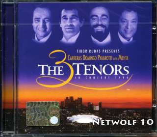 Carreras Domingo Pavarotti   The 3 Tenors   CD   Sealed  