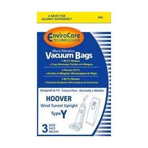 Hoover Paper Bag Y 3 Pack Micro Filtration By Envirocare Replacement 