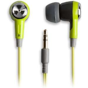  iFrogz EarPollution 3.5 mm Headphones   Green/Black Cell 