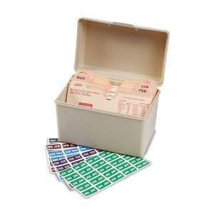  Smead Month Assorted Color End Tab Folder Labels, 250 per 