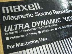 Three New Maxell Master Reel to Reel Tapes UD35 7 Ultra Dynamic 1800 