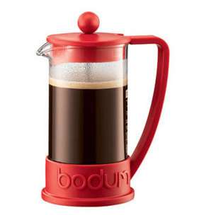 BODUM Brazil French Press Coffee Maker 12oz Red New 699965056421 