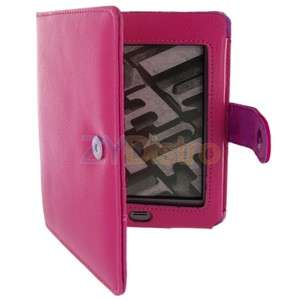   Leather Folio Case Cover Pouch for  Kindle Touch Reader  