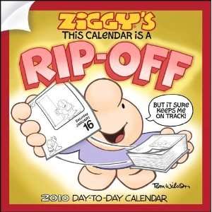   Ziggy 2010 Desk Calendar Time Span 365 day Combined 