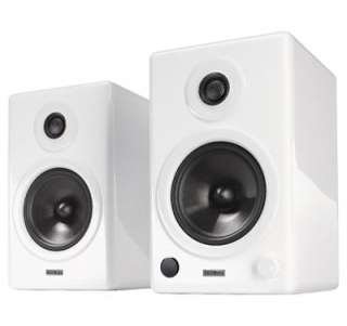   White 2 way Active Speaker System with iPod Dock 793573568717  