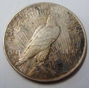 1922 Peace Silver Dollar Coin D Mint Mark  Circulated  