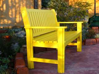 PATIO GARDEN BENCH FROM RECYCLED PLASTIC HEAVY DUTY!!  