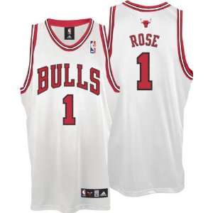   Chicago Bulls White Authentic adidas NBA Jersey: Sports & Outdoors