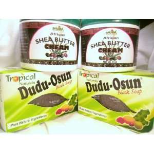  Dudu Osun Black Soap & African Shea Butter Cream 