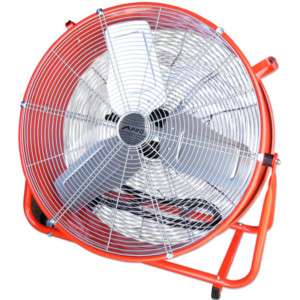 COMMERCIAL 36 HIGH VELOCITY ROLLING DRUM FAN AIR BLOW  