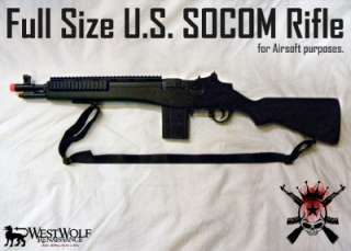   /Navy Seals SOCOM Airsoft Rifle/Gun   M305/M14/M1/prop NEW  