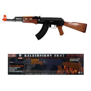   Cap Kalashnikov AEG Semi & Full Auto Scale AK47 Electric Airsoft Rifle