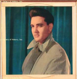 ELVIS THE KING PRESLEY   RECORD ALBUM SLEEVE SIGNED  