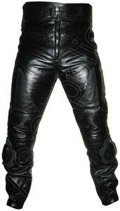ANARCHY LEATHER MOTORCYCLE TROUSERS   All sizes  