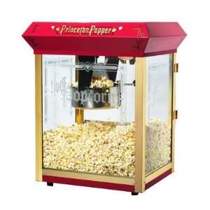   Popcorn Red Princeton 8 oz Ounce Bar Style Antique Popcorn Machine